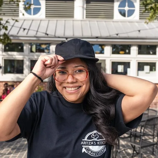 Aritza Garcia serving Cuban cuisine at Aritza's Kitchen inside St. Roch Market New Orleans