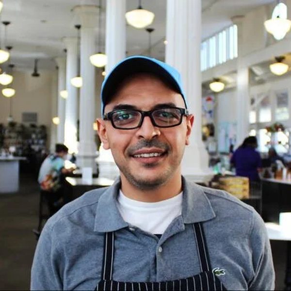 Dolma vendor at St. Roch Market