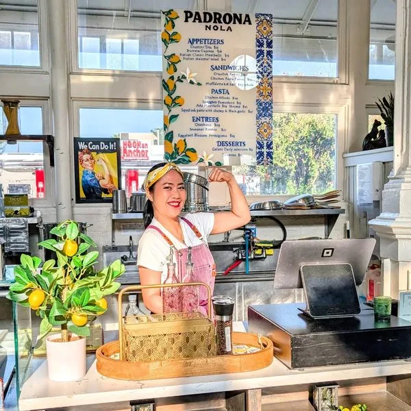 Italian pasta and paninis at Padrona inside St. Roch Market New Orleans